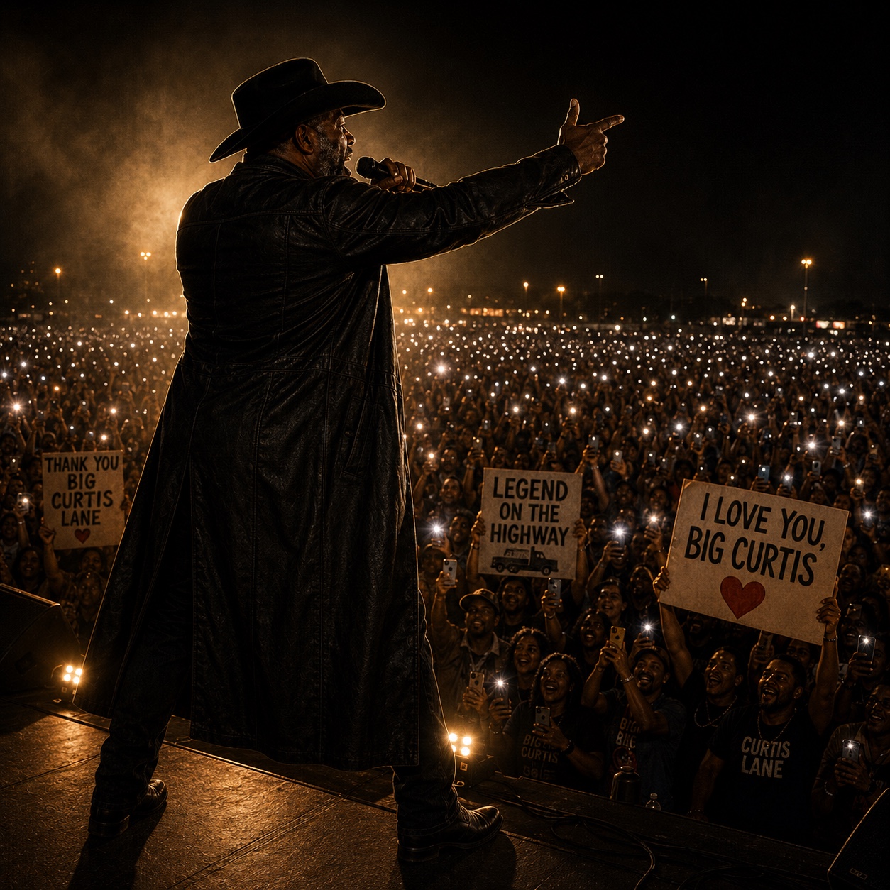 Big Curtis Lane performing live